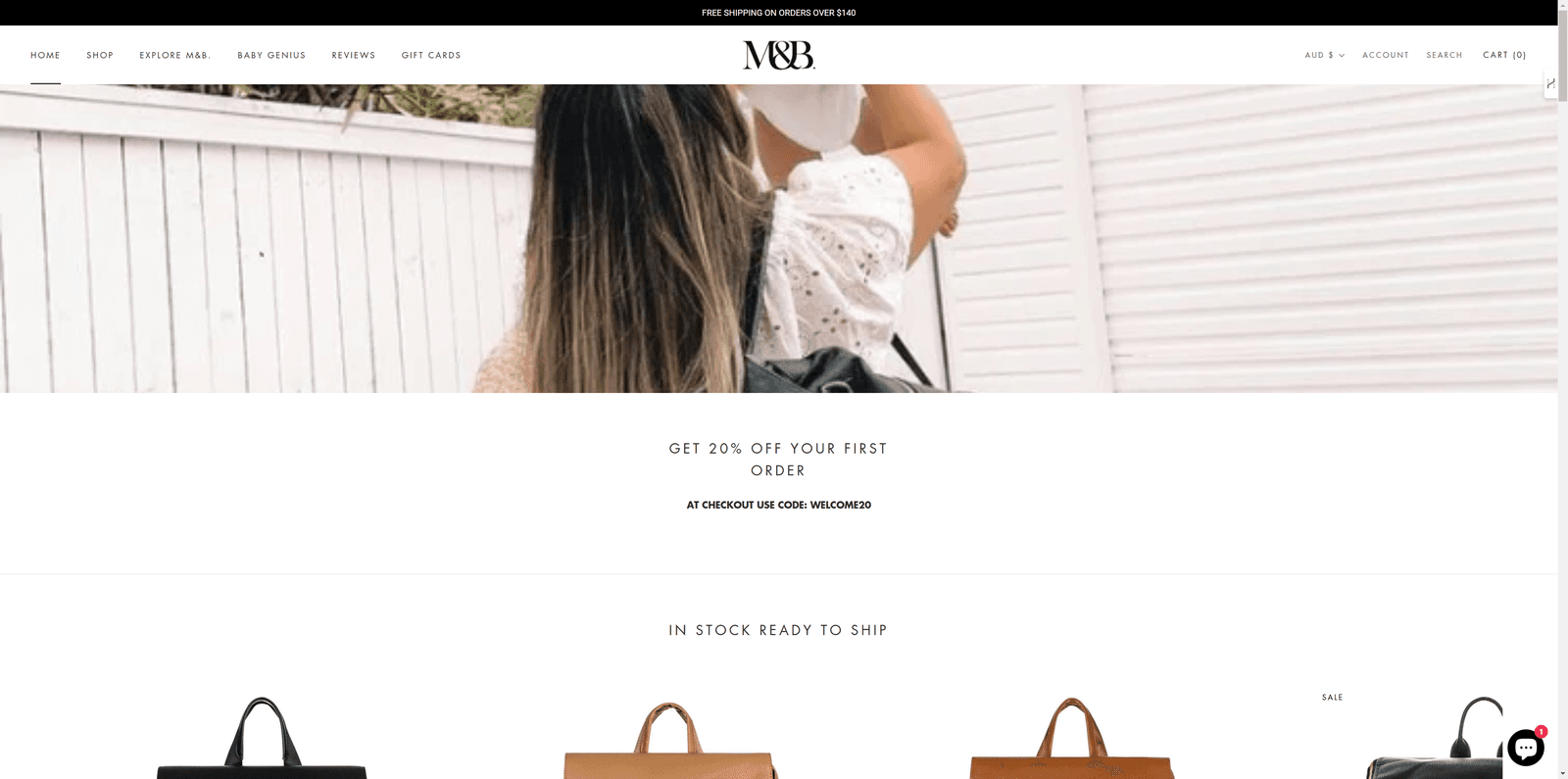 M&B - Shopify Store